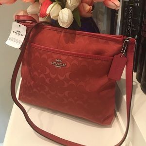 Coach File Crossbody in Signature Nylon Bag